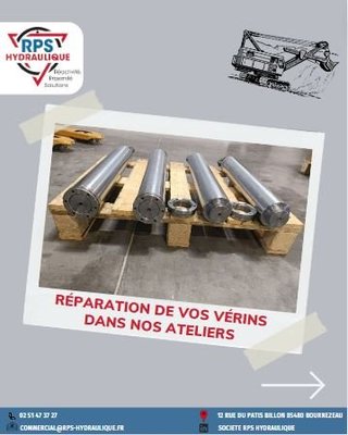 PUBLICATION LINKEDIN - SERVICE REPARATION DES VERINS TOUTES MARQUES ET TOUT TYPES